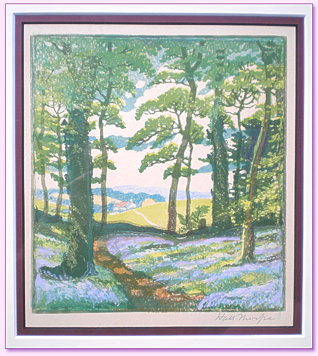 Hall Thorpe woodcut Unframed